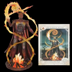 Something Different Anne Stokes Fire Elemental Wizard Figurine