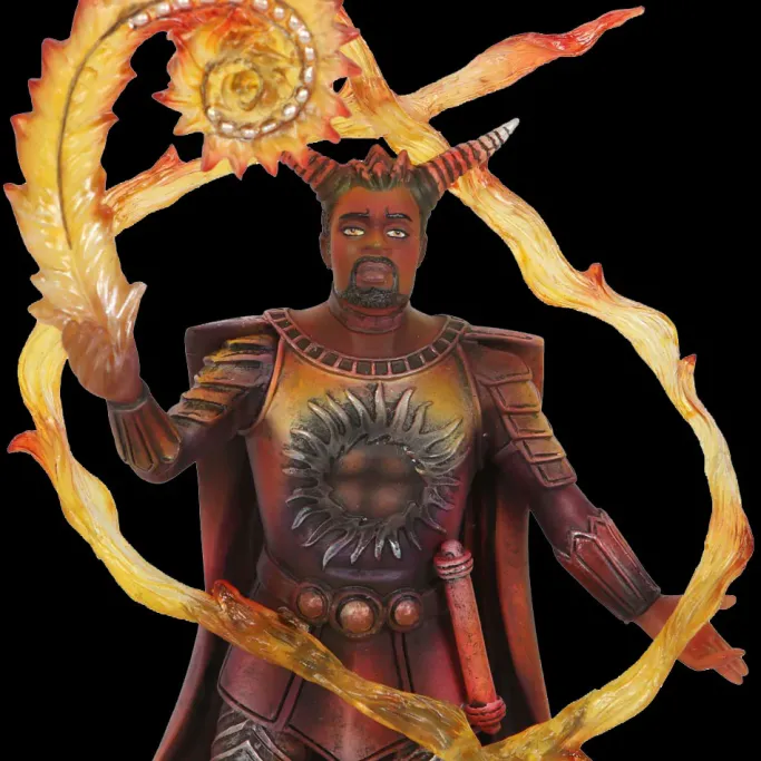 Something Different Anne Stokes Fire Elemental Wizard Figurine