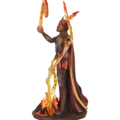 Something Different Anne Stokes Fire Elemental Wizard Figurine
