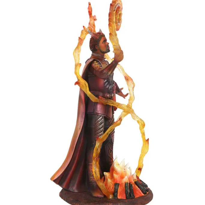 Something Different Anne Stokes Fire Elemental Wizard Figurine