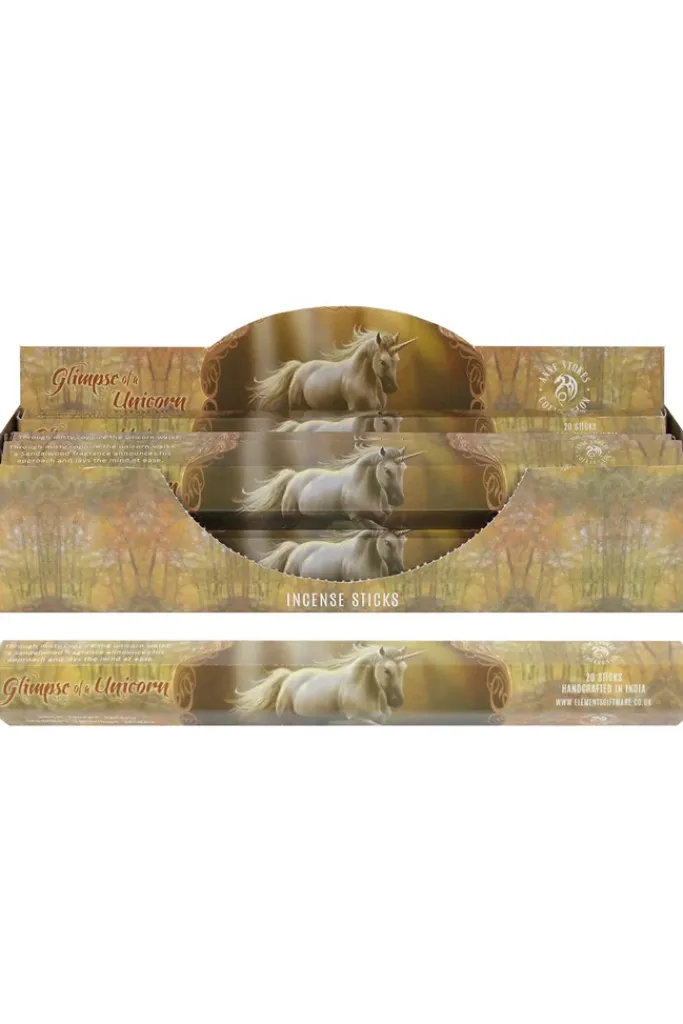 Something Different Anne Stokes Glimpse Of A Unicorn Incense Sticks