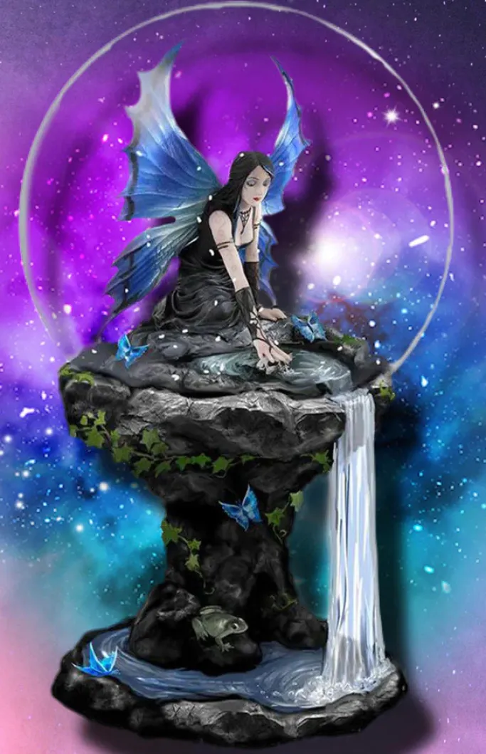 Nemesis Now Anne Stokes Immortal Flight Snow Globe 100mm