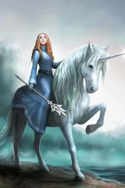 Eastgate Anne Stokes Journeys Start Unicorn Card