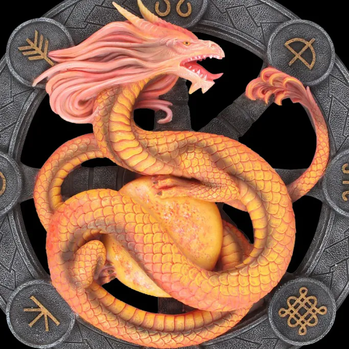Something Different Anne Stokes Litha Dragon Wall Plaque