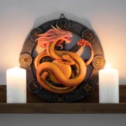 Something Different Anne Stokes Litha Dragon Wall Plaque