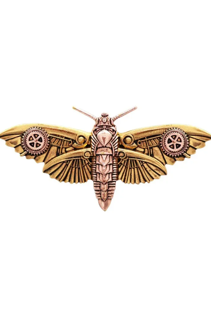 Engineerium Anne Stokes Magradores Moth Brooch Steampunk