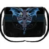 Nemesis Now Anne Stokes Messenger Bag, Dragon Duo Blue/Black