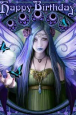 Eastgate Anne Stokes Mystic Aura Fairy Birthday Card