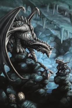 Eastgate Anne Stokes Rock Dragon Card