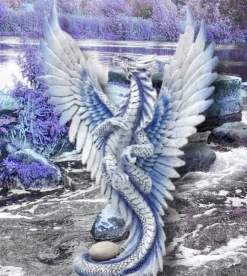 Nemesis Now Anne Stokes Silver Wind Dragon