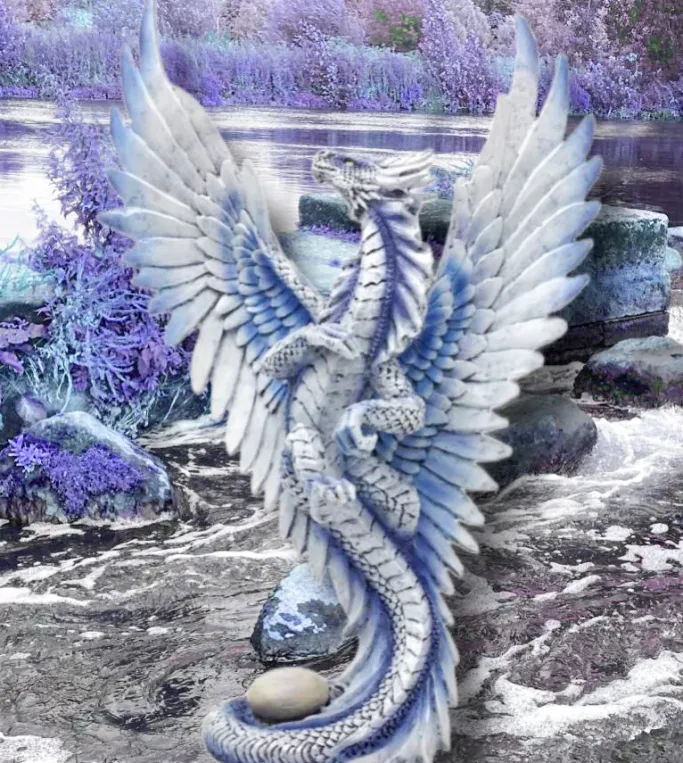 Nemesis Now Anne Stokes Silver Wind Dragon