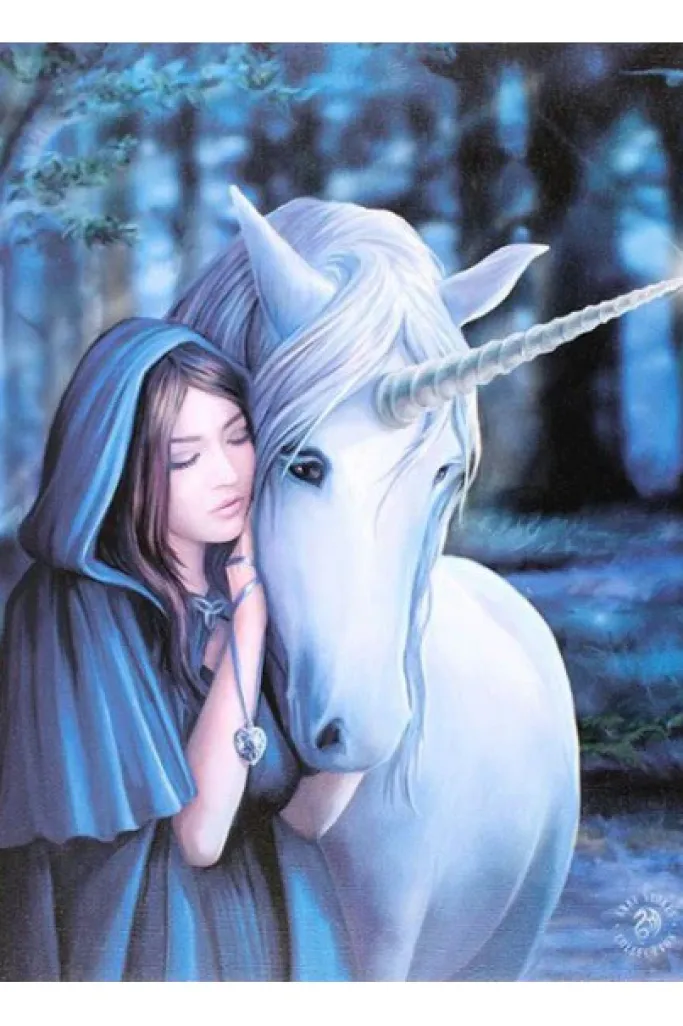 Something Different Anne Stokes Solace Unicorn Picture