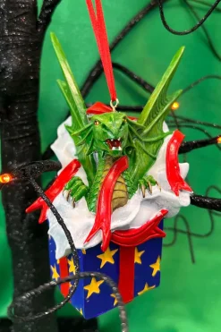 Nemesis Now Anne Stokes Surprise Gift Christmas Tree Decoration