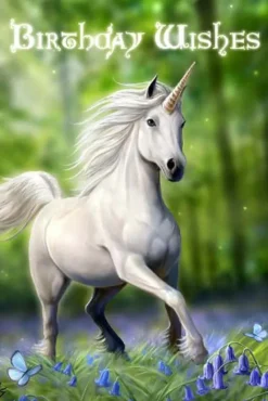 Eastgate Anne Stokes Unicorn Birthday Card