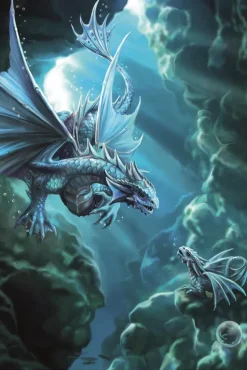 Eastgate Anne Stokes Water Dragon Card