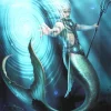 Something Different Anne Stokes Water Element Wizard Picture