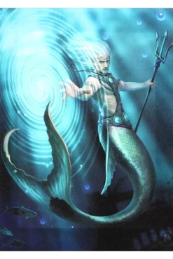 Something Different Anne Stokes Water Element Wizard Picture