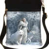 Nemesis Now Anne Stokes Winter Guardians Wolves Shoulder Bag
