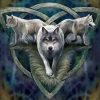 Eastgate Anne Stokes Wolf Trio Card