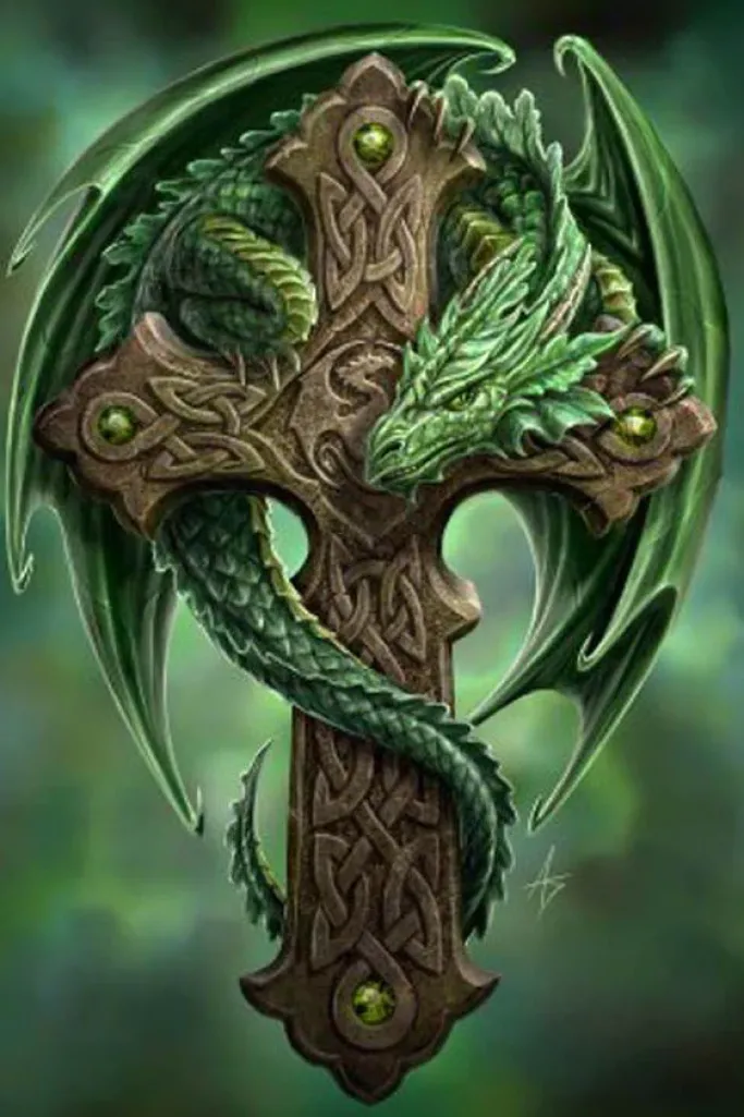Eastgate Anne Stokes Woodland Guardian Greetings Card