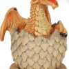 Something Different Anne Stokes Yellow Hatching Dragon Incense Cone Burner