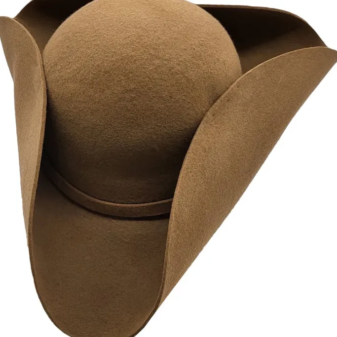 Euro Accessories Army Military Tricorn Wool Pirate Hat