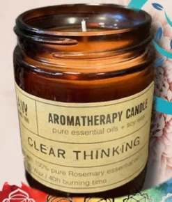 Ancient Wisdom Aromatherapy Candle Clear Thinking