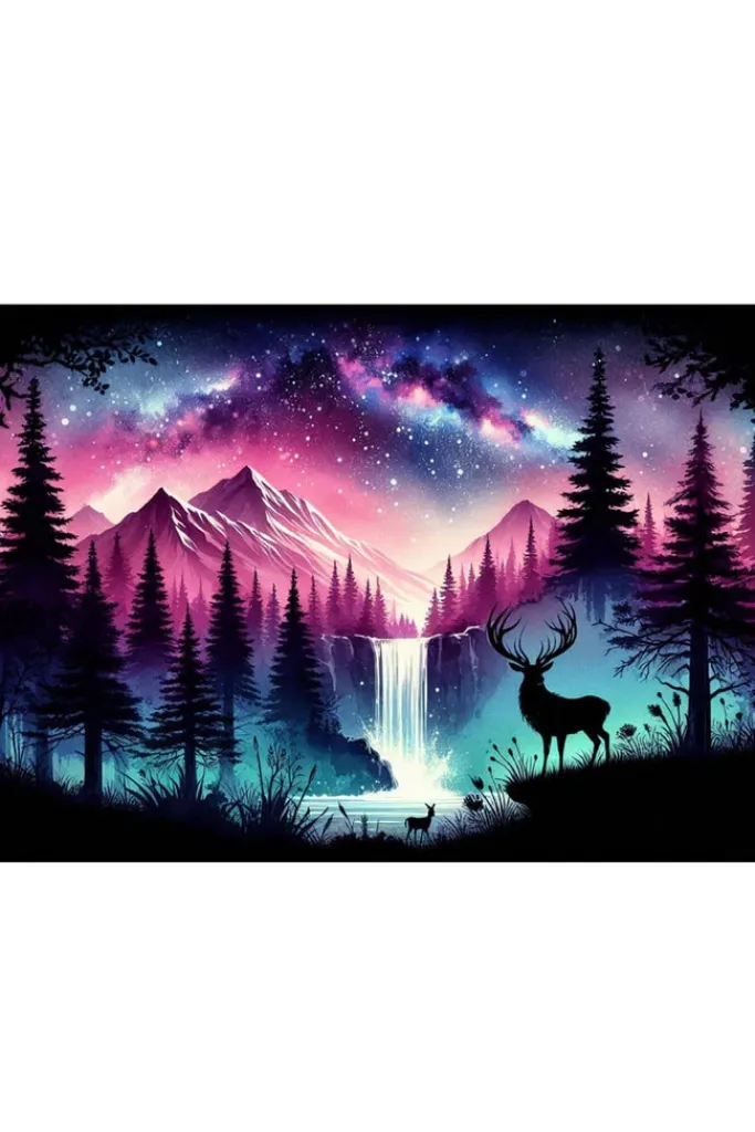 Oakhart Industries Aurora Borealis Glass Chopping Board
