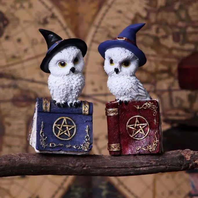 Nemesis Now Avian Spell Owl Figurine Blue