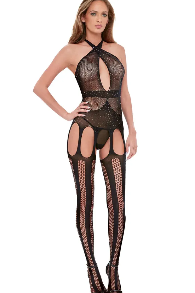Baci Lingerie Baci Diamonte Bodystocking