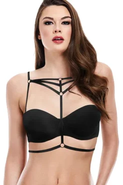 Baci Lingerie Baci Sexy Black Bra Harness
