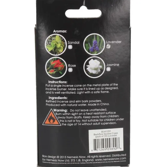 Nemesis Now Backflow Incense Cones Sandalwood