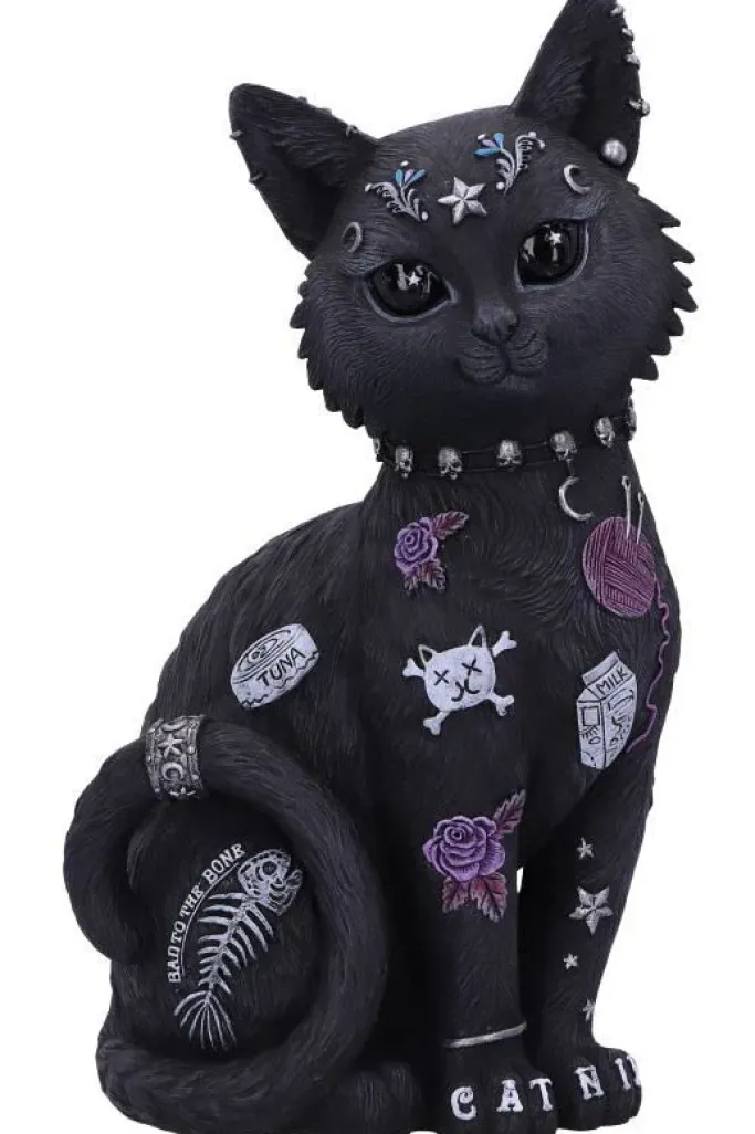 Nemesis Now Bad to the Bone Cat Figurine