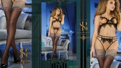 Ballerina 474 Hold Ups Stockings Black