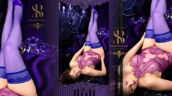 Ballerina 509 Holdups Stockings Zaffiro