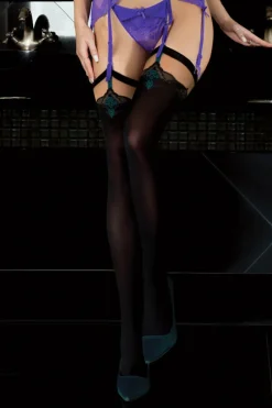 Ballerina 572 Stockings Black/Emerald