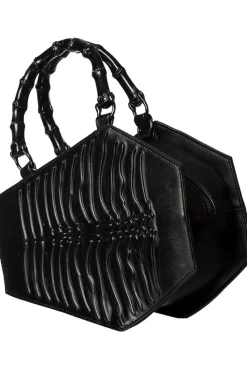 Banned Amaranth Emboss Coffin Bag