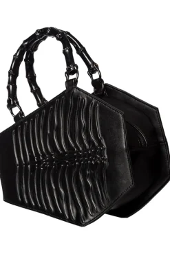 Banned Amaranth Emboss Coffin Bag