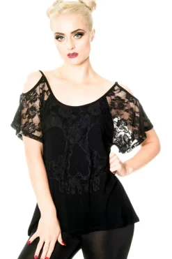 Banned Aura Top Black (S, M)