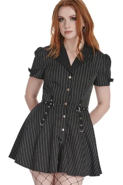Banned Black Core Button Up Dress