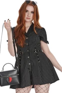 Banned Black Core Button Up Dress