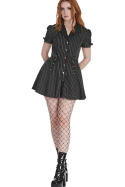 Banned Black Core Button Up Dress