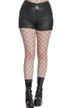 Banned Chaos Couture Shorts with Handcuffs