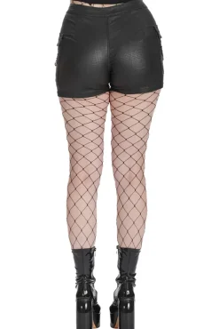 Banned Chaos Couture Shorts with Handcuffs