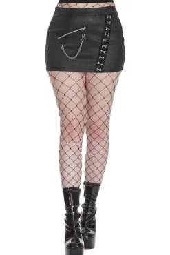 Banned Chaos Couture Skirt with Handcuffs