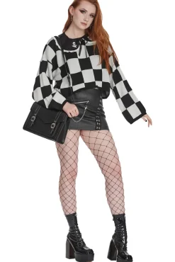 Banned Chaos Couture Skirt with Handcuffs