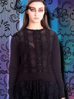 Banned Circle Flock Cardigan