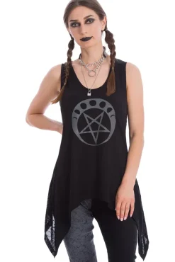 Banned Circle Flock Top (S, M)