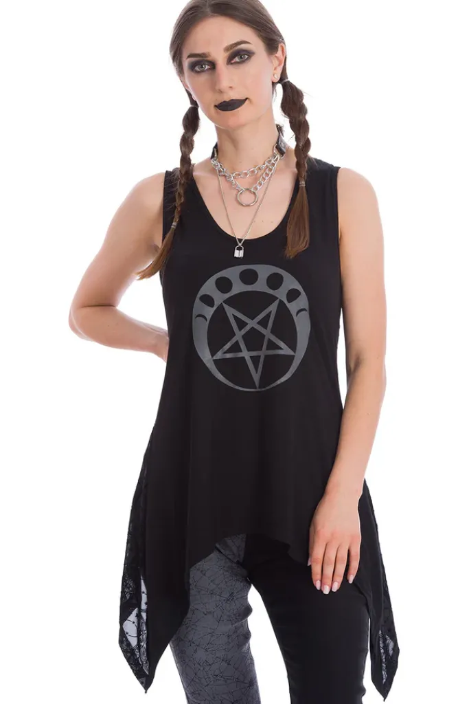 Banned Circle Flock Top (S, M)