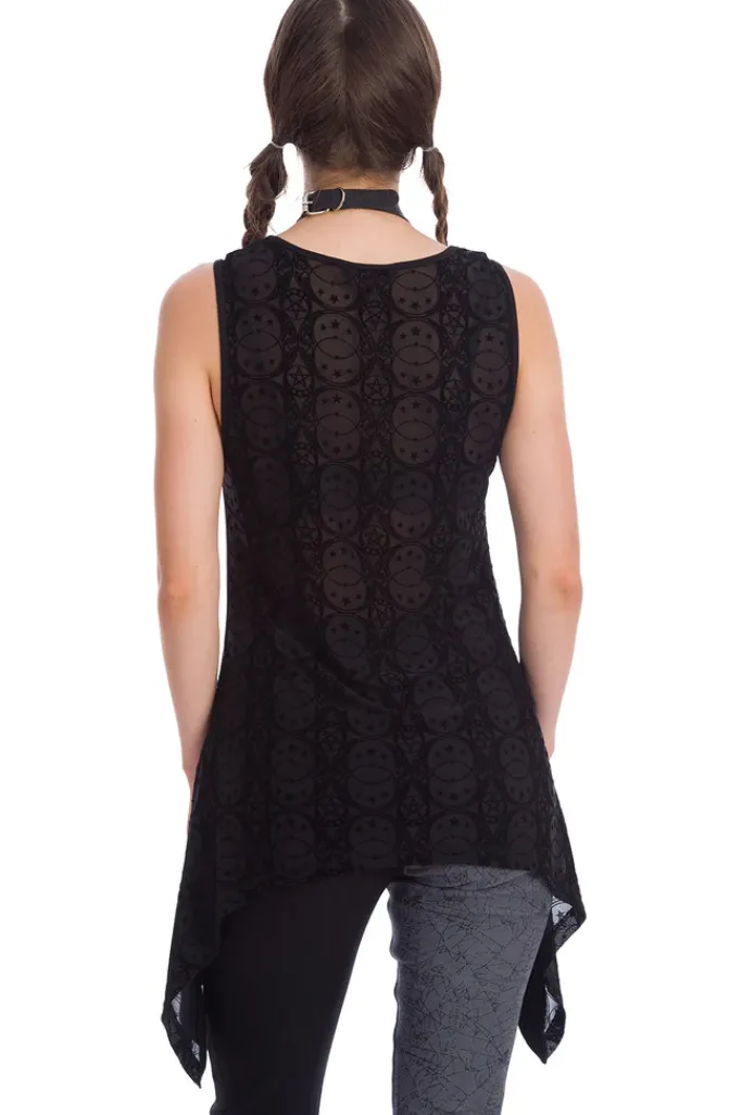Banned Circle Flock Top (S, M)